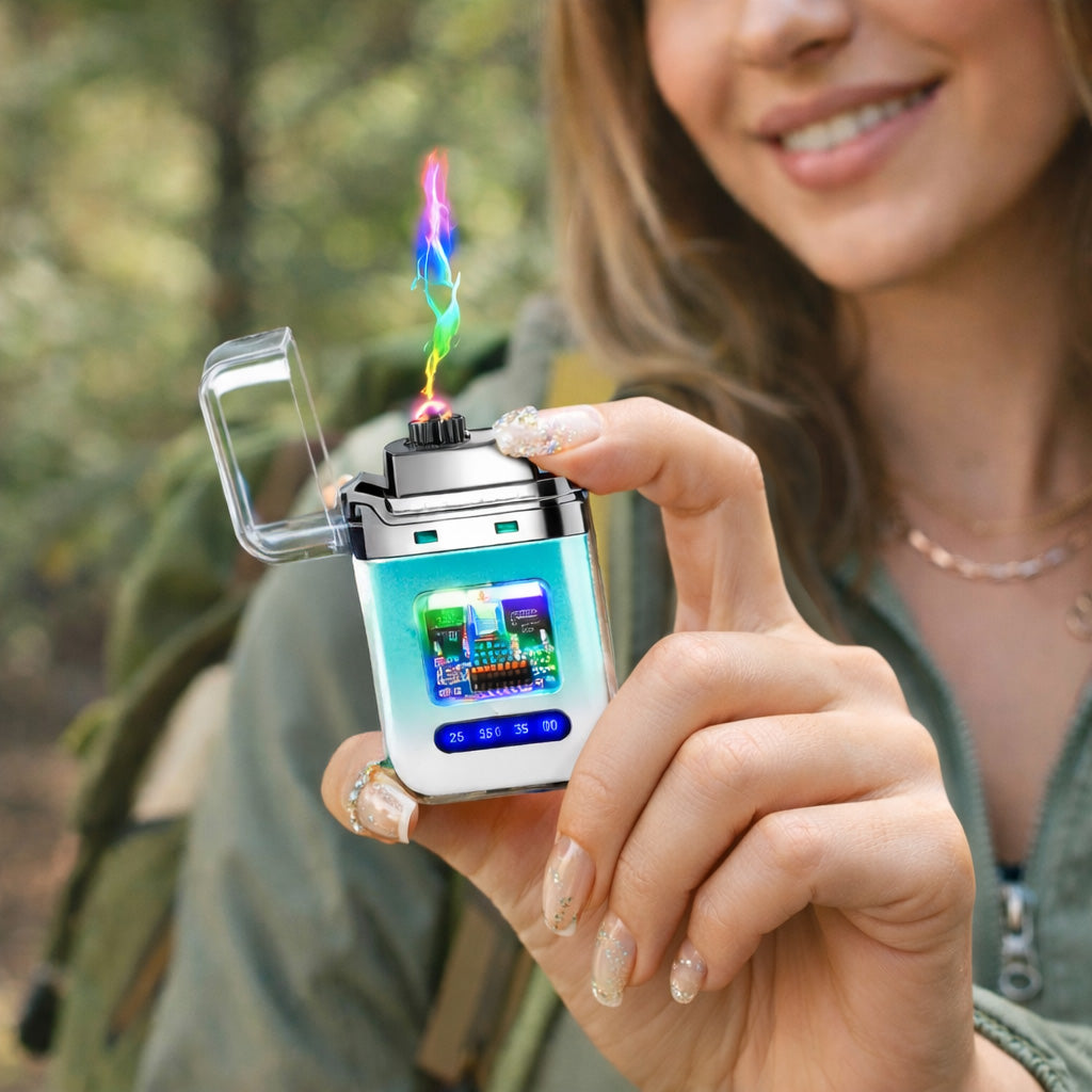 ZapFlame 🔥 Rechargeable Windproof Lighter  FireClick USB Lighter – Sleek, Windproof, Ready Anywhere
