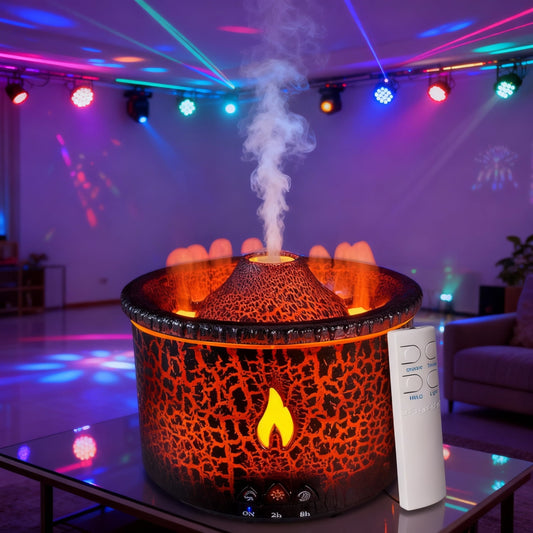 SerenityMist™ 300ml Ultrasonic Aroma Diffuser & Cool Mist Humidifier w/ Remote + LED