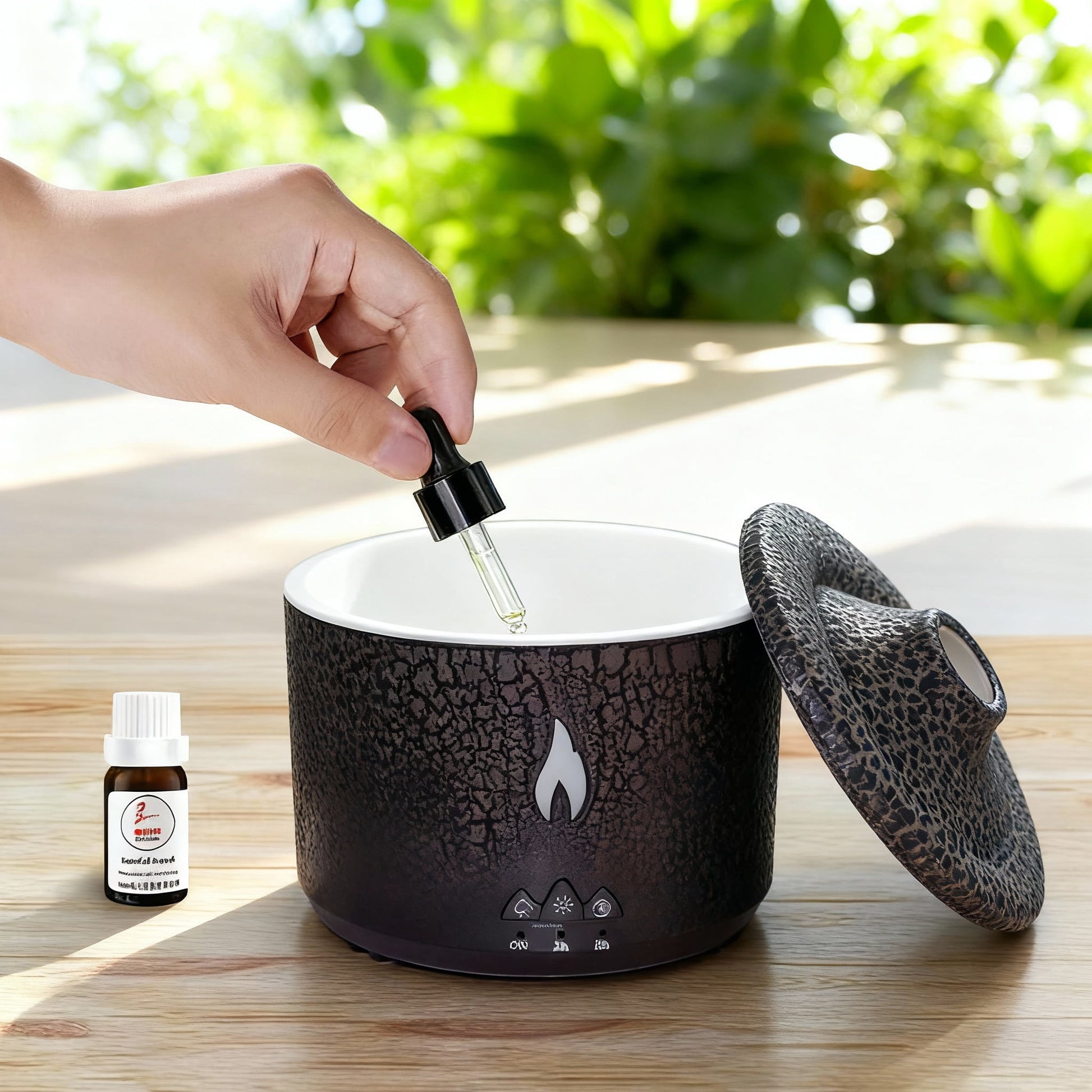SerenityMist™ 300ml Ultrasonic Aroma Diffuser & Cool Mist Humidifier w/ Remote + LED