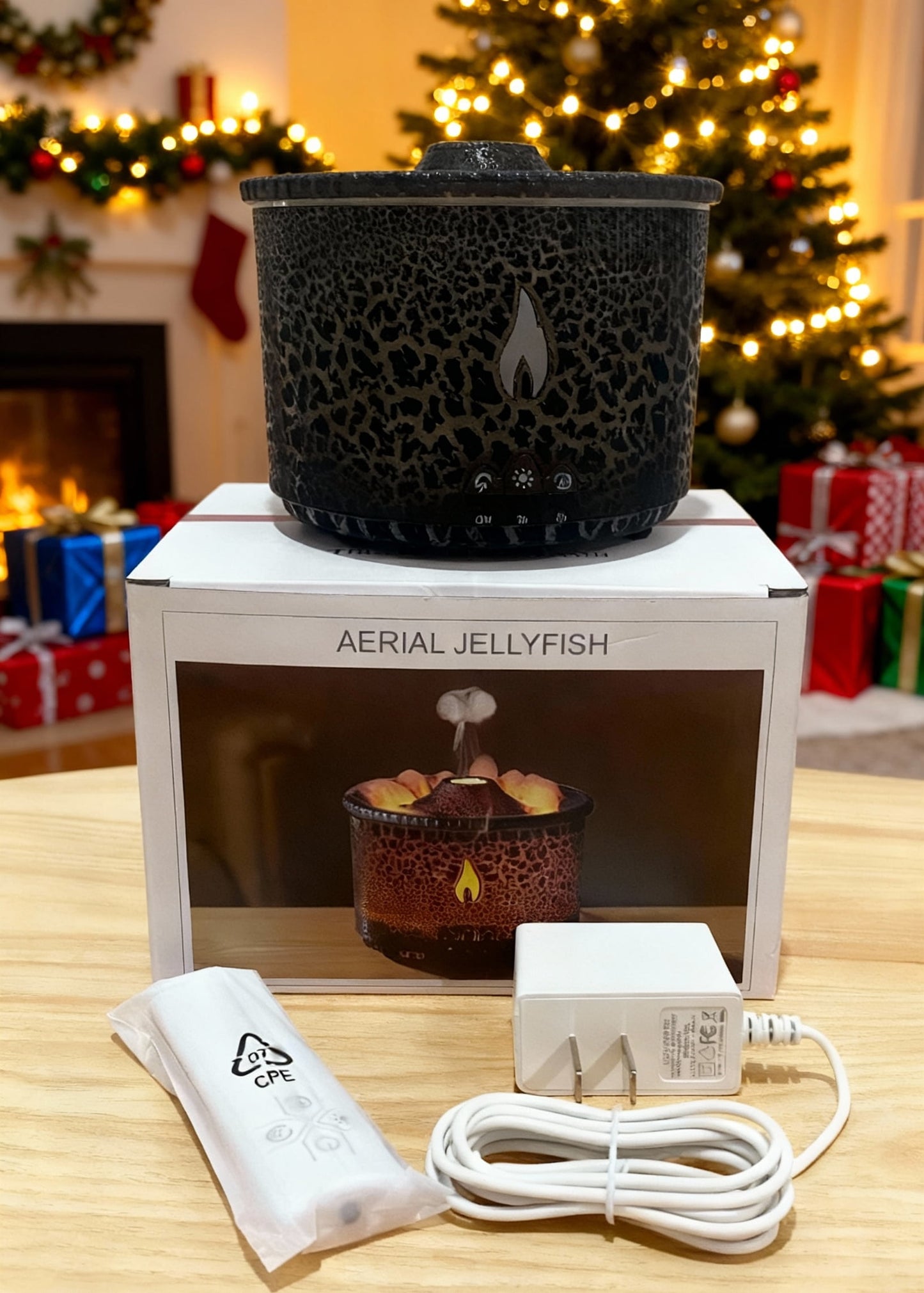 SerenityMist™ 300ml Ultrasonic Aroma Diffuser & Cool Mist Humidifier w/ Remote + LED